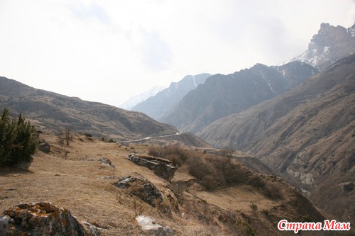 Пейзажи по пути в с. Верхняя Балкария