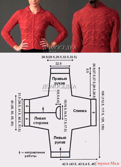 Кофточка в ретро стиле