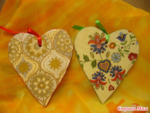 Сердечки. Запоздалые хвастики.