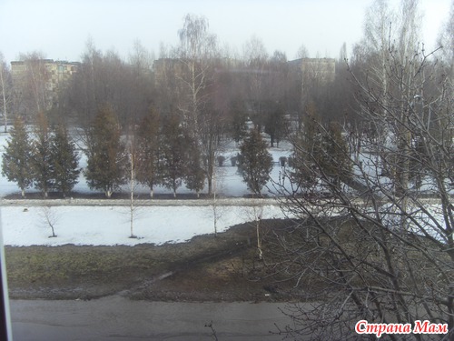 А из нашего окна - зима еще пока видна...