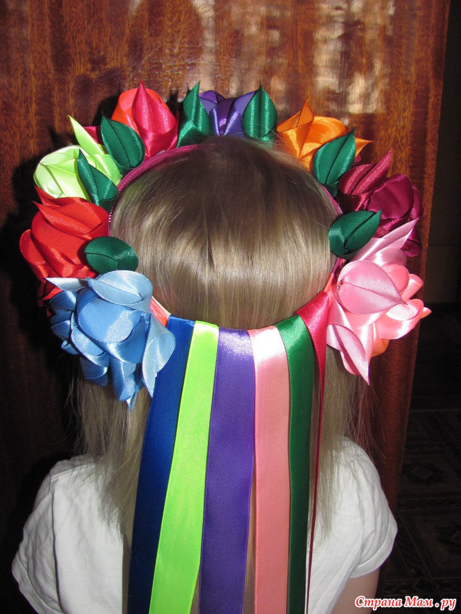 Украинский венок на голову — красивый аксессуар, который будет уместным на разные праздники