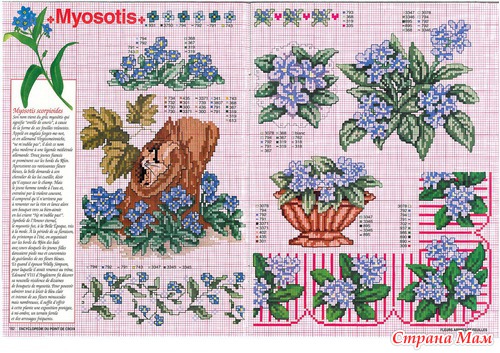Encyclopedie du Point de croix - Fleurs Arbres et Feuilles (Вышивка крестиком)