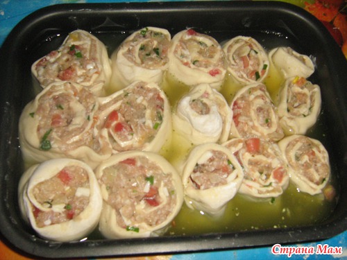 Рулетики мясные
