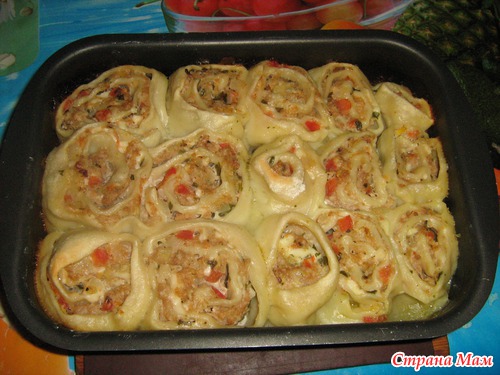 Рулетики мясные