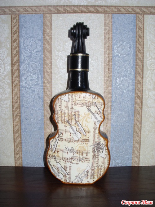 Бутылочка "Скрипка"