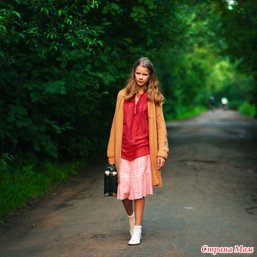 Ретро-фотосессия с перенервничавшей моделью...