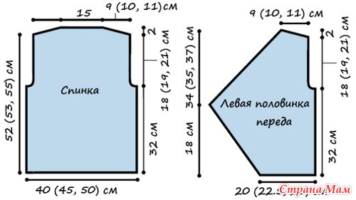 Безрукавка с запахом