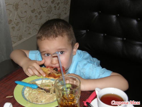 Отчёт о дне рождения сыночка.