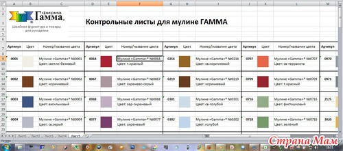 Мулине ГАММА... Самоделки-рукоделки...