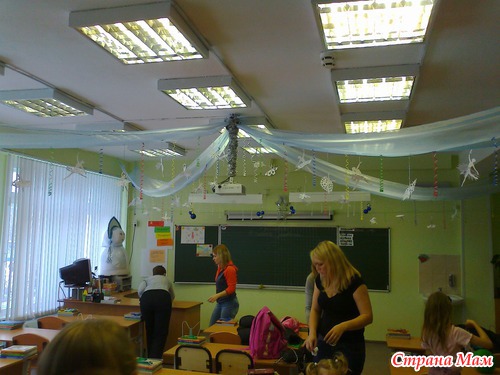 Украшаем класс к Новому году!