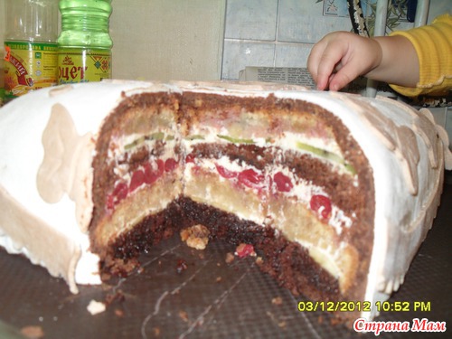 Мой первый мастичный торт для меня... с днюшкой меня!