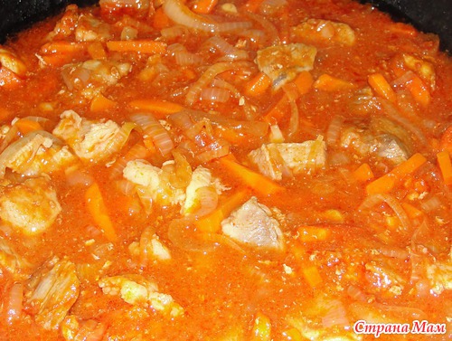 Красная фасоль с мясом "Лобио"