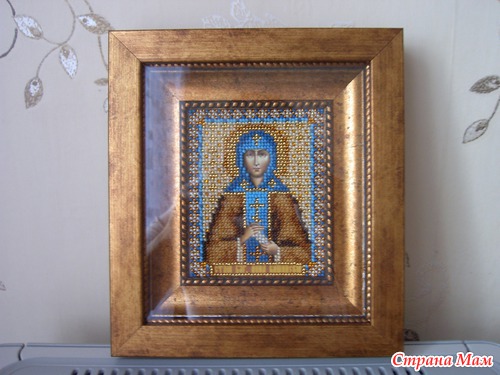 Первая икона бисером