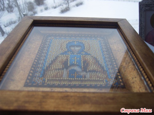 Первая икона бисером