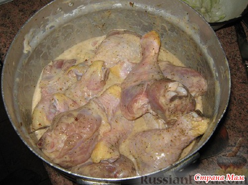 . Слоеная картошка с курицей