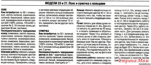Вязаные сумочки