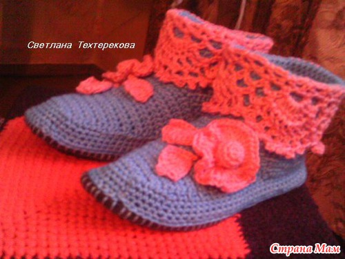 Вязаная обувь