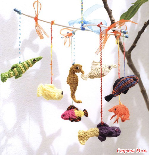 75 Seashells, Fish, Coral & colorful marine life to knit & crochet (Вязание крючком)