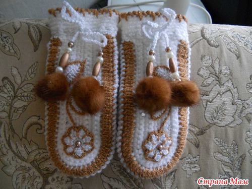 Мои варежки крючком(много фото)