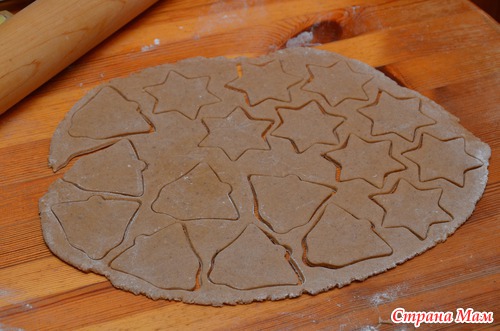 Обещанный piparkook, он же имбирное печенье, он же gingerbread.