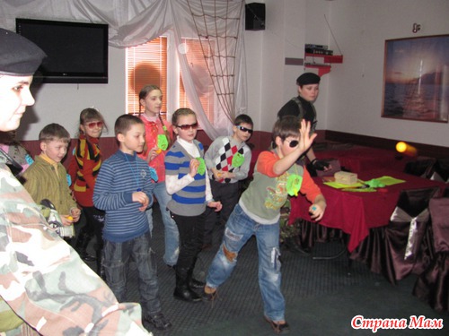 День рождения сынули по сценарию- ШКОЛА СУПЕРАГЕНТОВ!!!