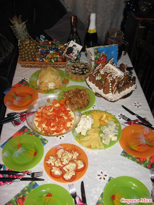 Мой Новогодний стол.