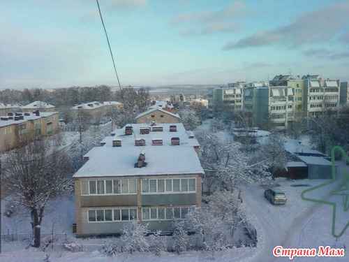А из нашего окна... Таруса зимняя видна :)