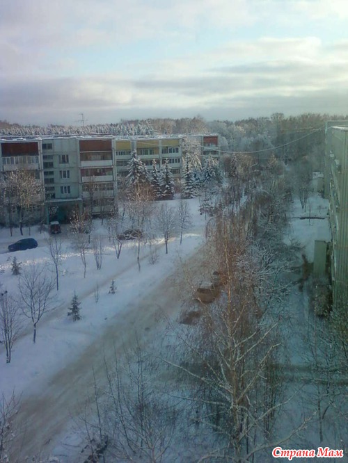 А из нашего окна... Таруса зимняя видна :)