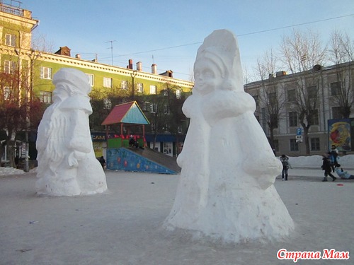 Наш снежный городок