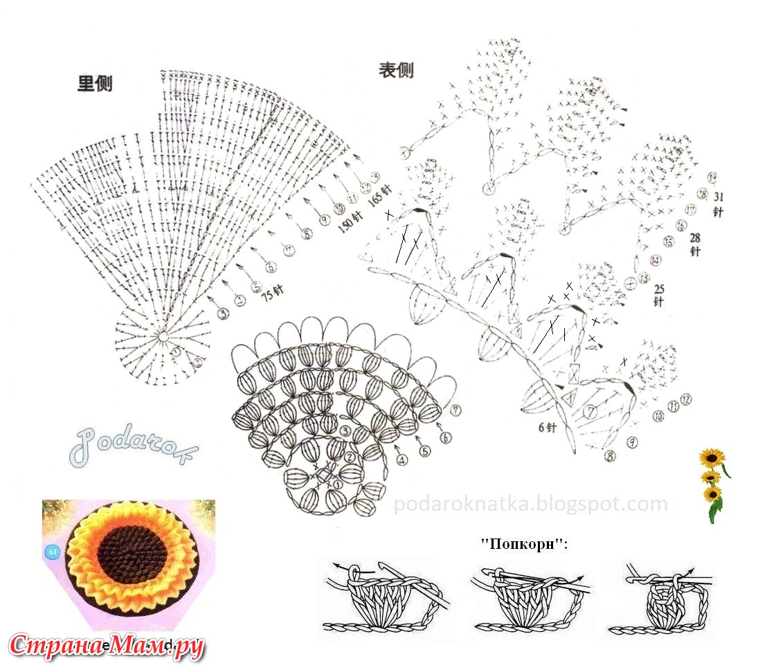 Схема салфетки подсолнух крючком. Подсолнух крючком схема. Салфетка подсолнух крючком схема. Схема вязания подсолнуха крючком. Схема вязание крючком салфетки подсолнух.