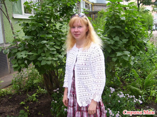 Жакетик крючком