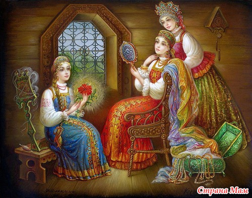 Картинки для декупажа (Федоскинская миниатюра)