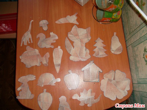 Трафареты для рисования из линолиума