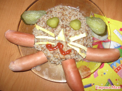 Наши весёлые завтраки-мордочки!!!