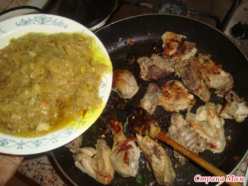 ШахПлов с отдельным мясным гарниром.