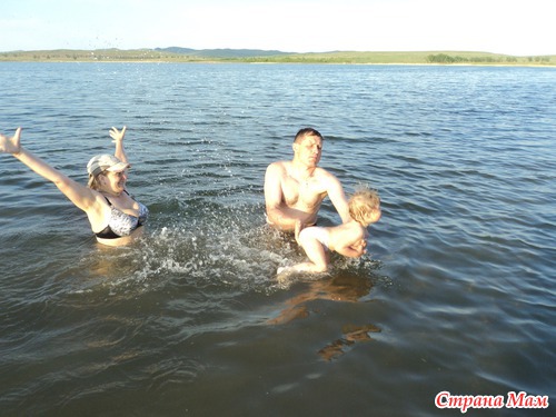 А мы уже купаемся!!!