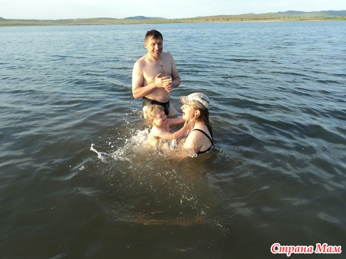 А мы уже купаемся!!!