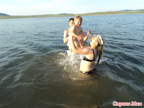 А мы уже купаемся!!!