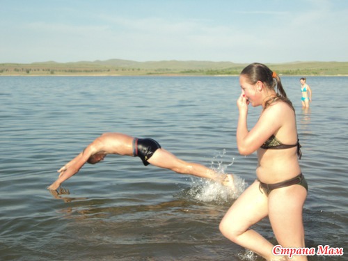 А мы уже купаемся!!!