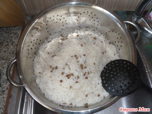 Плов с чечевицей!