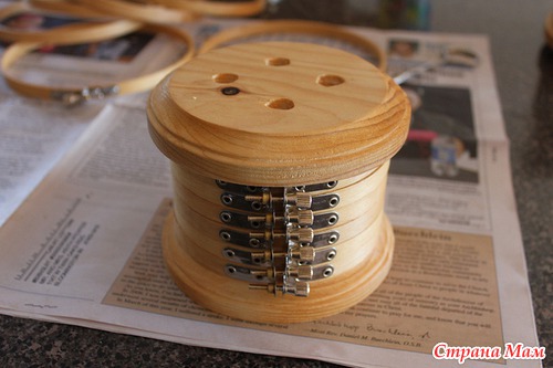 Шкатулки из пялец