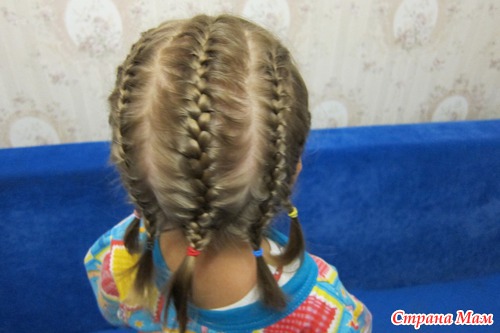 Плетем на коротких волосах