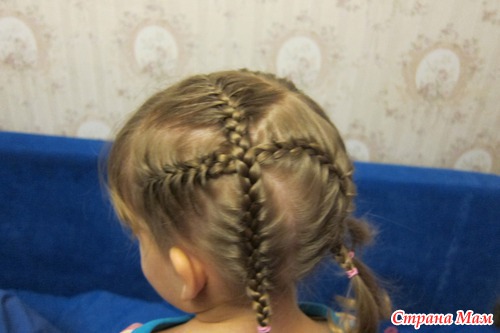 Плетем на коротких волосах