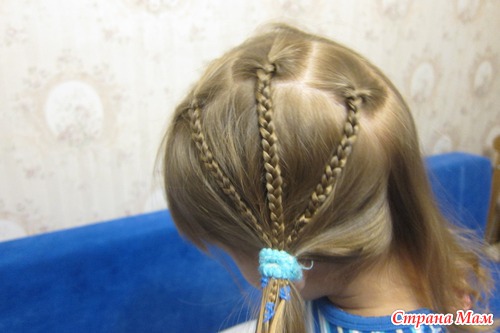 Плетем на коротких волосах