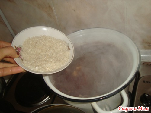 Лобия Шорпасы. (суп из красной фасоли)