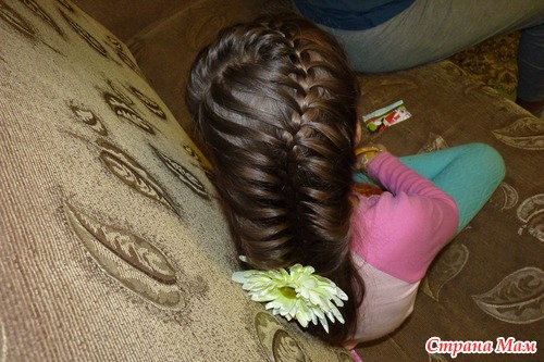 Ажурная косичка.