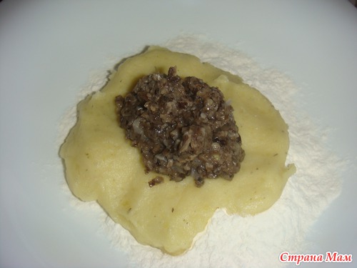 Картофельные зразы с грибами