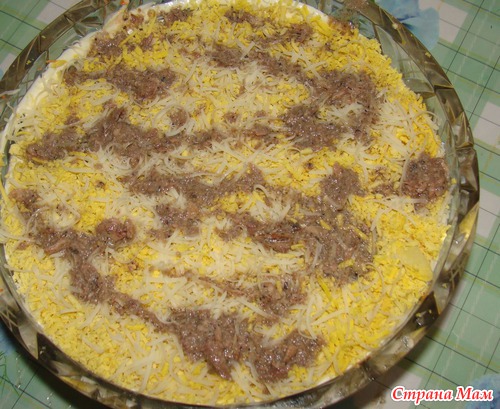 Салат мимоза 2