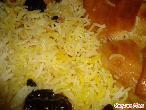 Плов с изюмом.