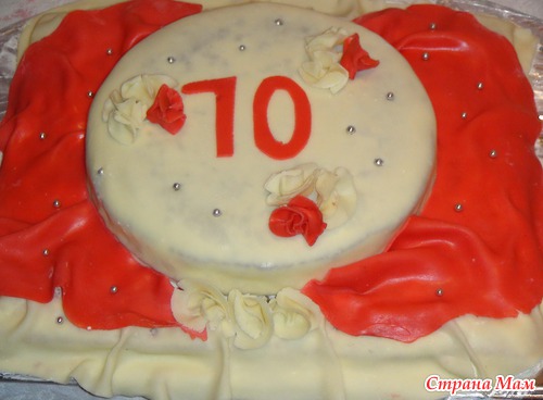 «Тортик "Бабушке на 70 лет".»